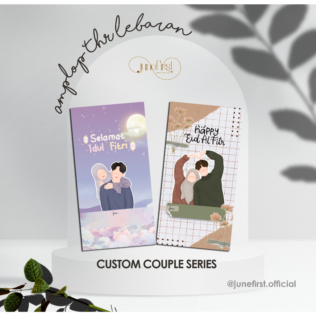 

AMPLOP LEBARAN CUSTOM | COUPLE series | isi 20 pcs