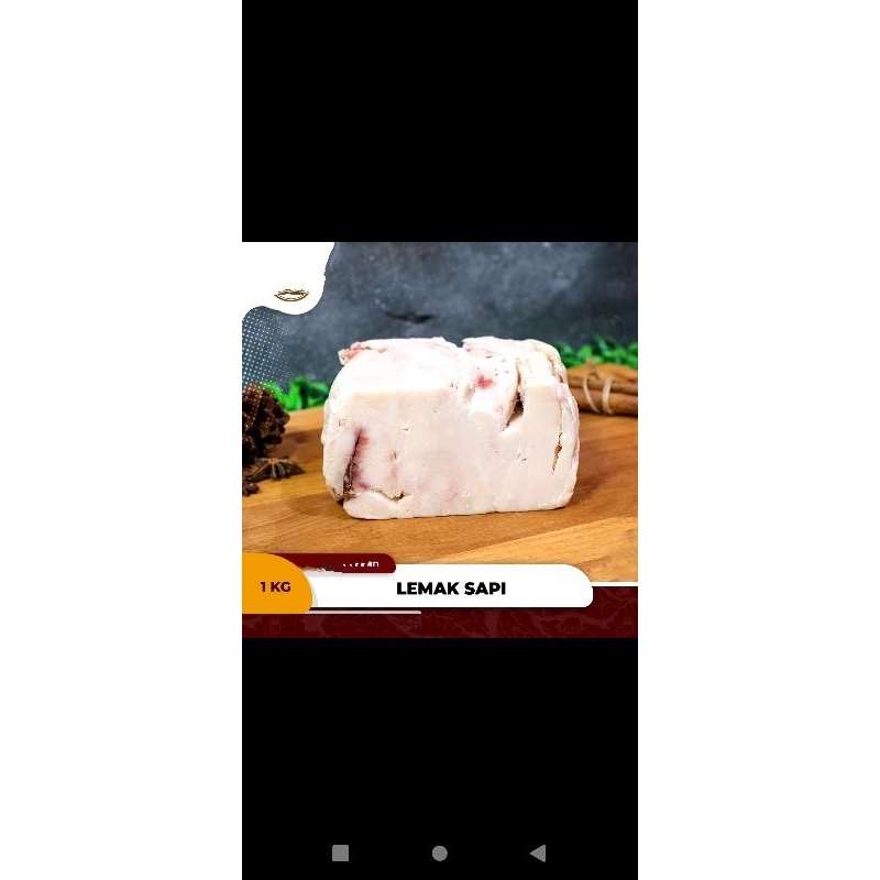 

lemak sapi impor 1 kg