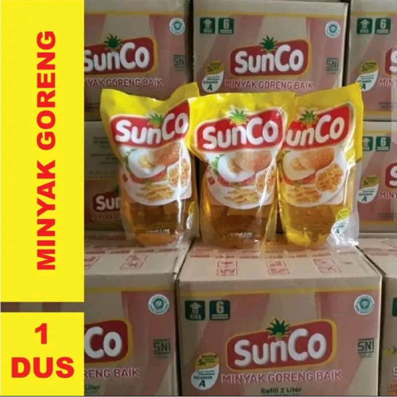 

Sunco Minyak Goreng Bening 1 DUS isi 4 pouch