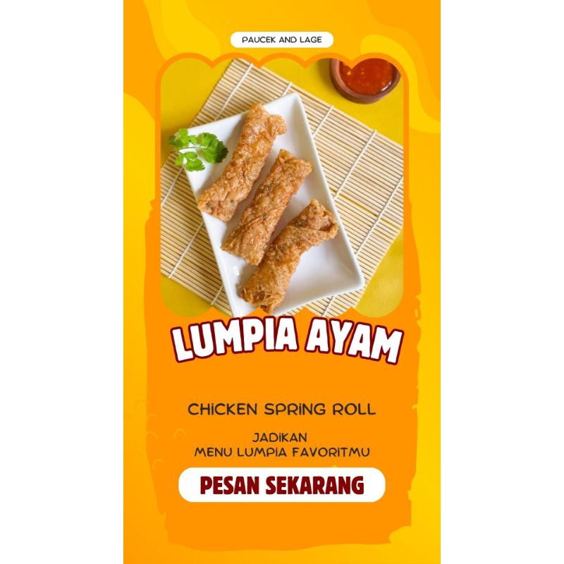 

Dimsum Frozen Lumpia Kulit Tahu Ayam isi 50