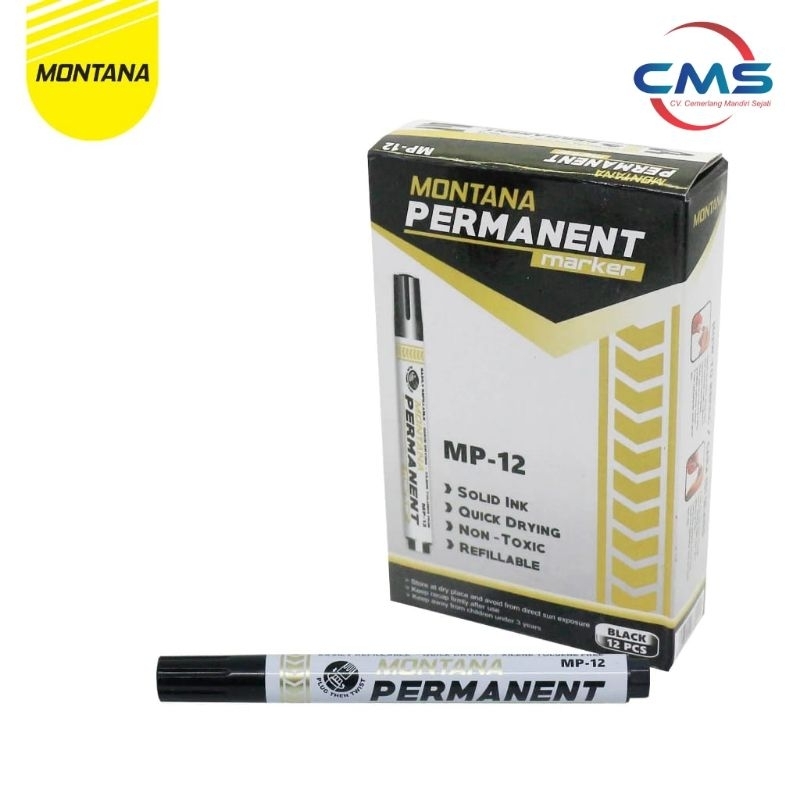 

Spidol Montana/hosanna Permanen marker / spidol permanen 12 pics ( CMS)