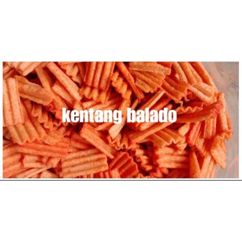 

Kentang balado kemasan 500gr
