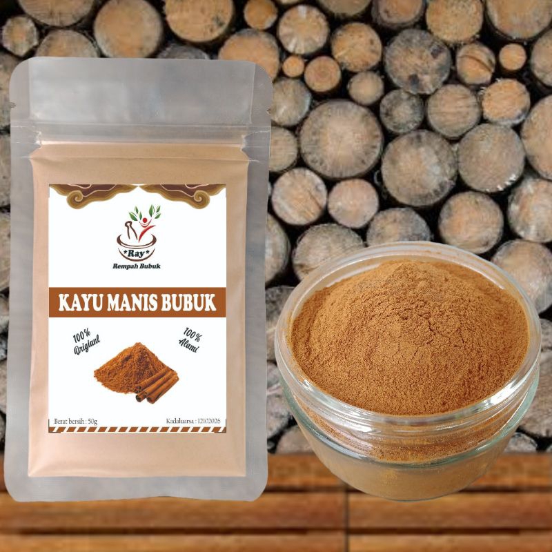 

Kayu Manis bubuk 50 gr Asli Premium Murni / Bahan Organik / Cinnamon Powder Premium