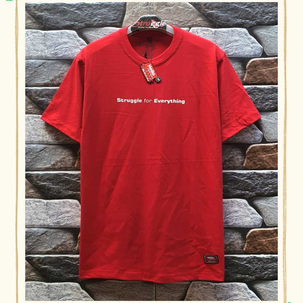 Kaos Distro Fullprint Baju Keren Tshirt Pria Struggle