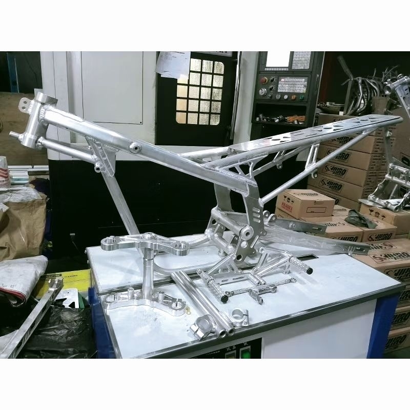 Rangka Ninja Drag type long full Aluminium by Amorex Shijiro