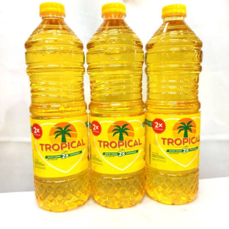 

Minyak goreng tropical botol 1liter