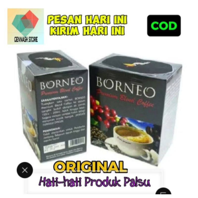 

Kopi Borneo Isi 5 Sachet - Membantu Menambah Stamina