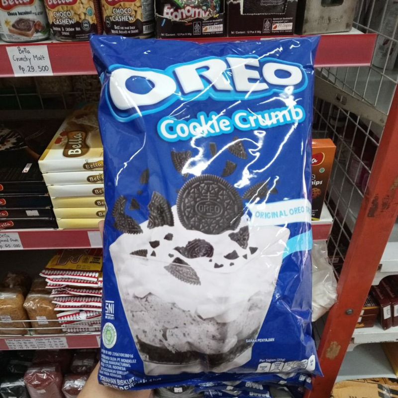 

OREO COOKIE CRUMB/ OREO CRUMBEL/ REMAHAN OREO 1KG