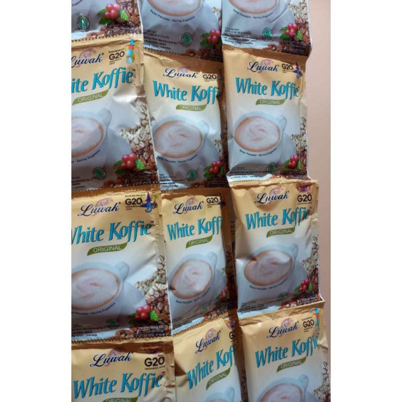 

LIVE EXTRA -10 SACHET / KOPI LUWAK WHITE 1 RENCENG