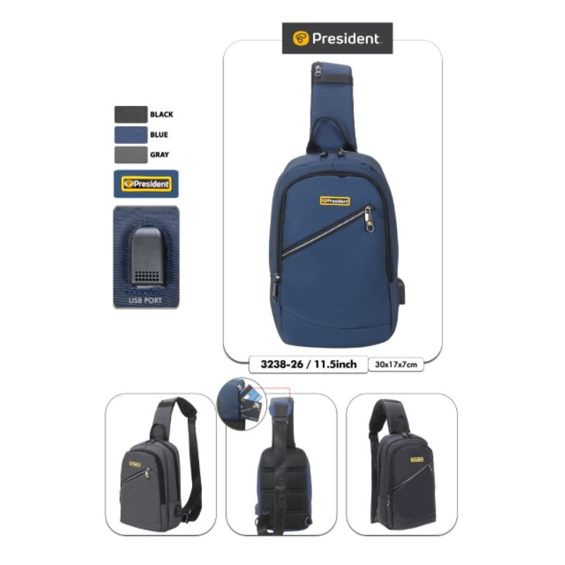 Tas Selempang President 3238-26