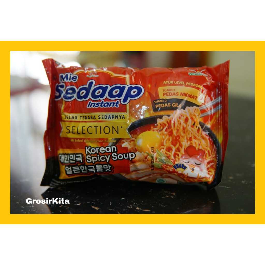 

Sedaap Mie Instan Selection Korean Spicy Soup 77gr