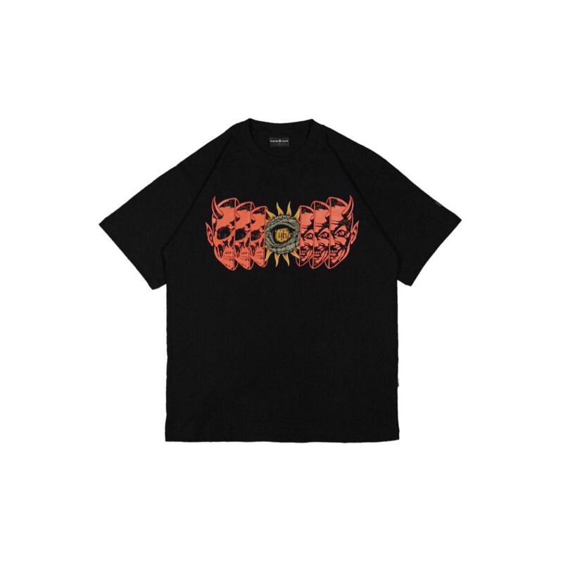 HUSTED YOUTH - MASKUS BLACK T-Shirt