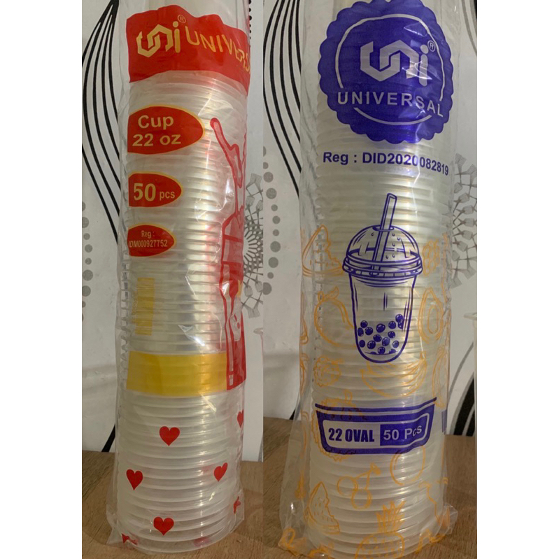 Gelas Thai Tea ukuran 22 oz