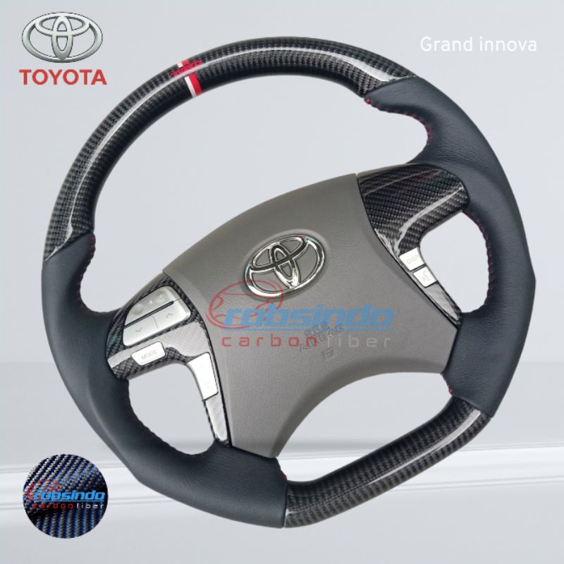 stir carbon asli Toyota fortuner vnt grand innova sport design