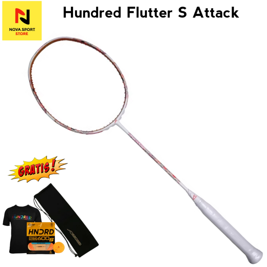 Hundred Raket Badminton Flutter S Attack