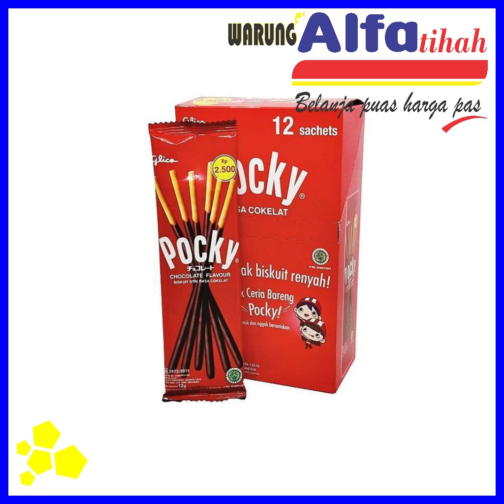 

pocky stik sachet 1box isi 12