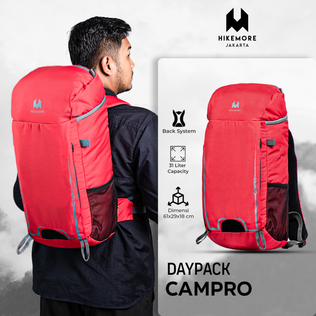 Tas Daypack Semi Carrier Hikemore Campro Terbaru