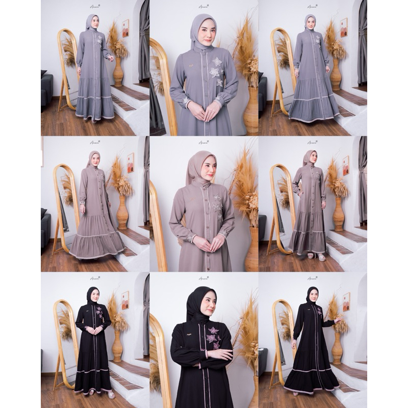 GAMIS AMARA BY ZALIFA TERBARU BAJU LEBARAN