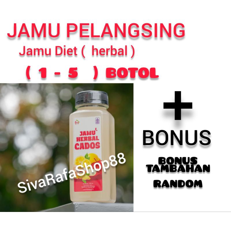 ( 1- 5 BOTOL ) BPOM JAMU CADOSLIMANDFIT ( JAMU HERBAL CADOS ) DOUBLE STRONG JAMU HERBAL CADOS AMPUH 