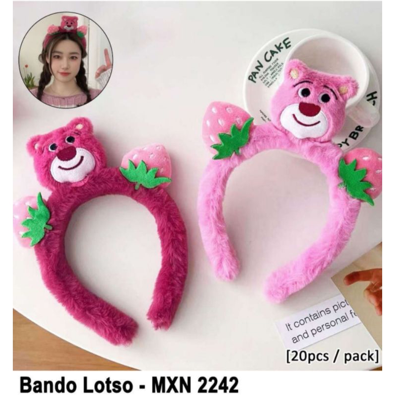 [BANDO] PREMIUM BANDO LOTSO KEPALA TENGAH/ BANDO LOTSO BULU PREMIUM/ BANDO LOTSO STRAWBERRY/ BANDO B