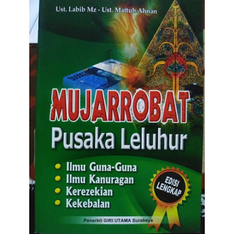 buku mujarobat pusaka leluhur