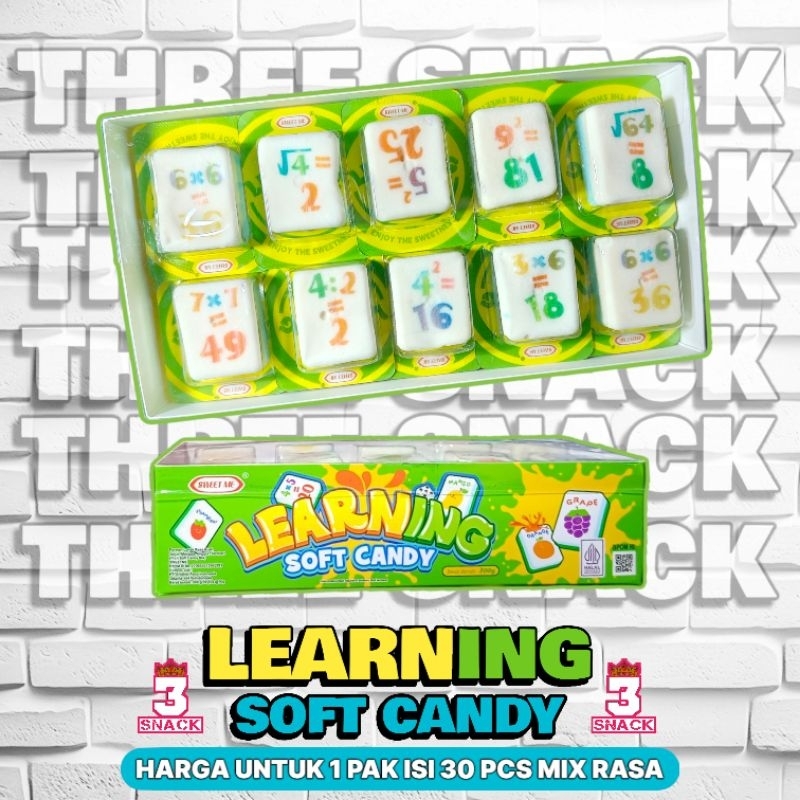 

1 BOX PERMEN LEARNING SOFT CANDY ISI 30 PCS