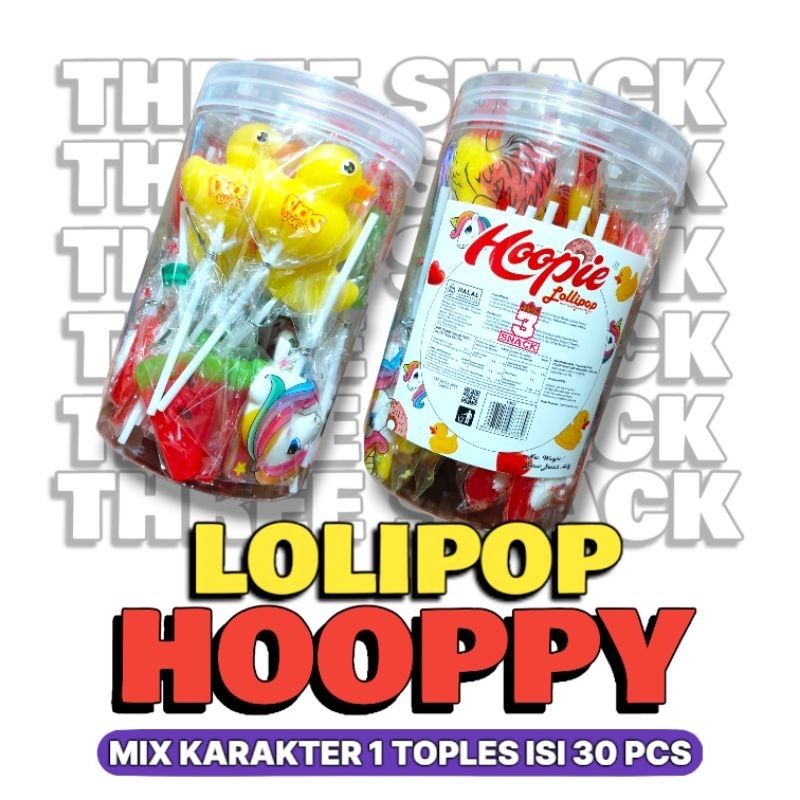 

1 TOPLES PERMEN LOLIPOP HOOPIE ISI 30 PCS