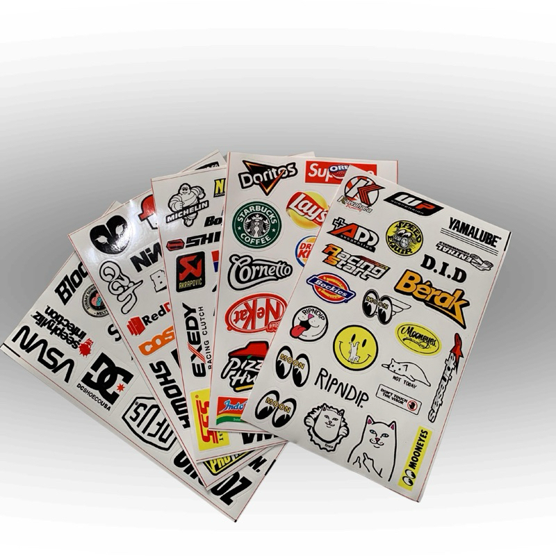 

STICKER AESTHETIC ISI 108 PCS RANDOM 108 STIKER BAND ANTI AIR UNTUK LAPTOP CASE HP HELM