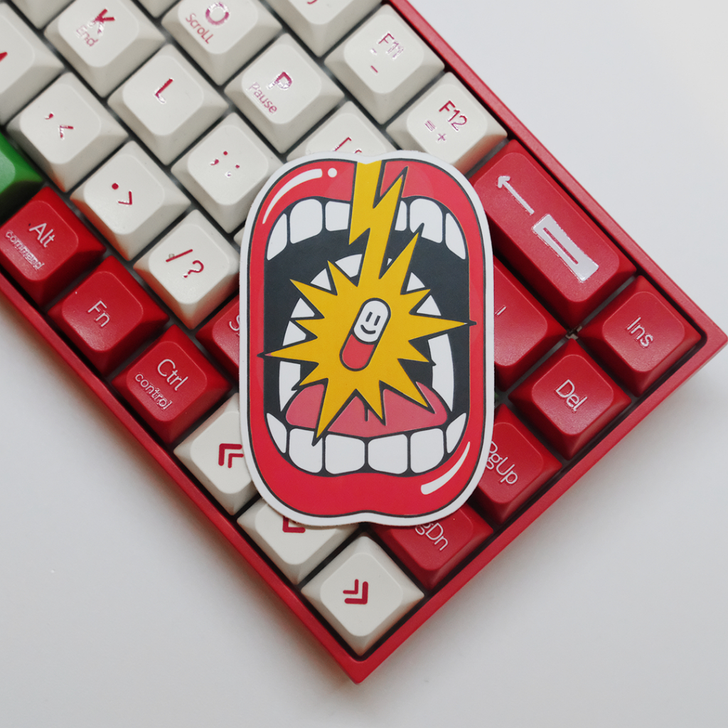 

STICKER MOUTH PIL THUNDER