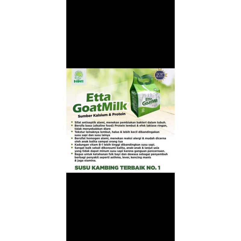 

Susu kambing Etawa HNI