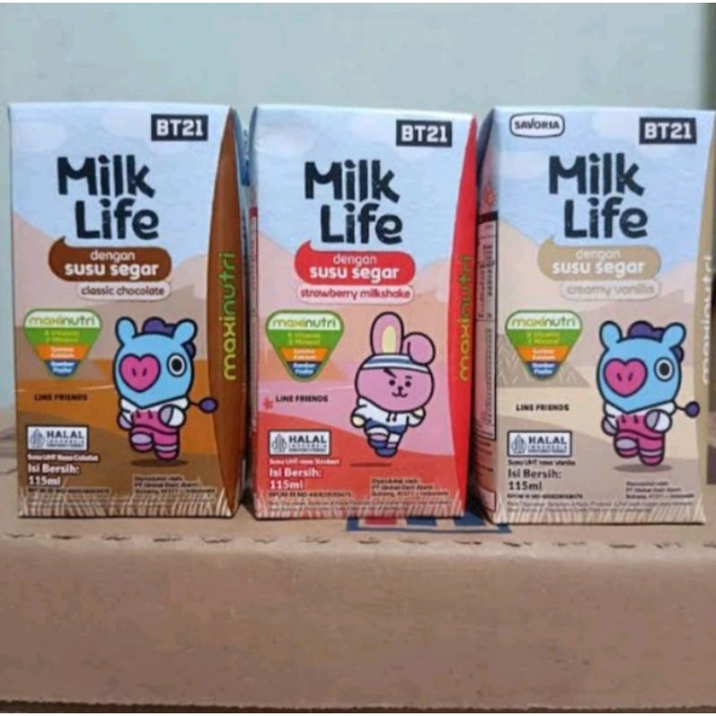 

milklife karton 115ml isi 45