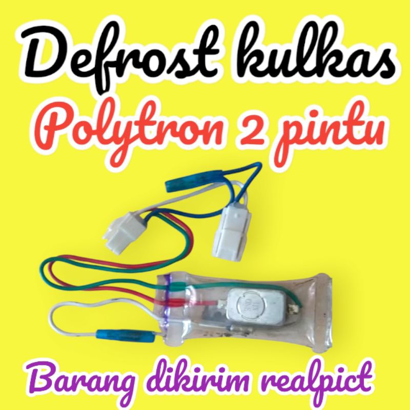 fuse defrost bimetal sensor kulkas polytron 2 pintu SOCKET  KECIL 4 LUBANG/PIN