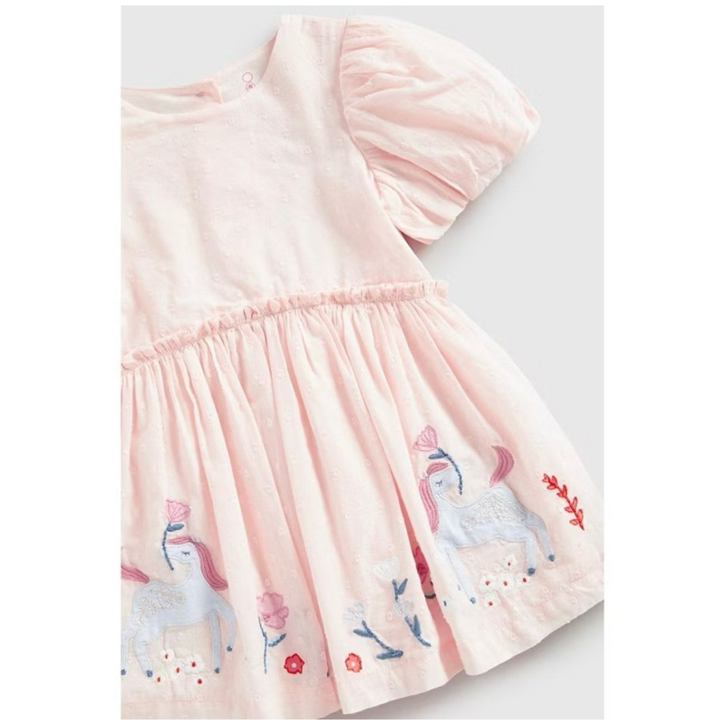 Ready Sale Mothercare Border Print Dress - Dress Bayi Perempuan (Pink) sz23y