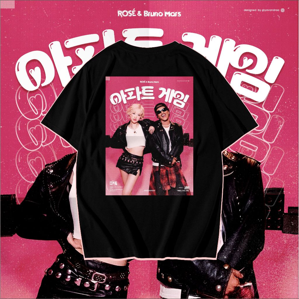 KAOS BRAND BRUNO MARS/KAOS BRAND ROSE /KAOS BRAND APT/KAOS BRAND BLACK PINK/KAOS BRAND ROSIE/KAOS MU