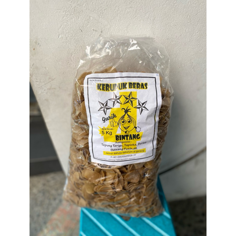

Kerupuk Bintang Mentah