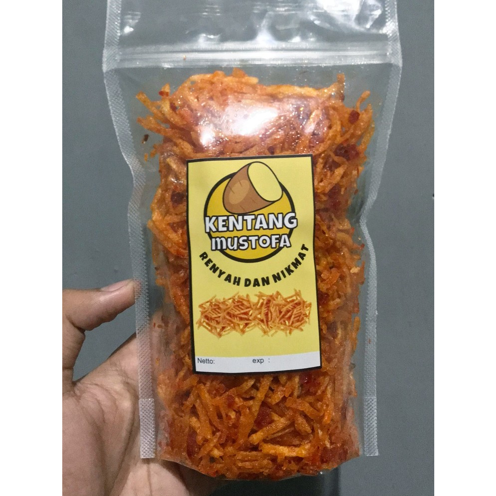 

Kentang Mustofa Gurih Manis Pedas Balado Camilan Snack Lauk / Kering Kentang | Kemasan 115 gr