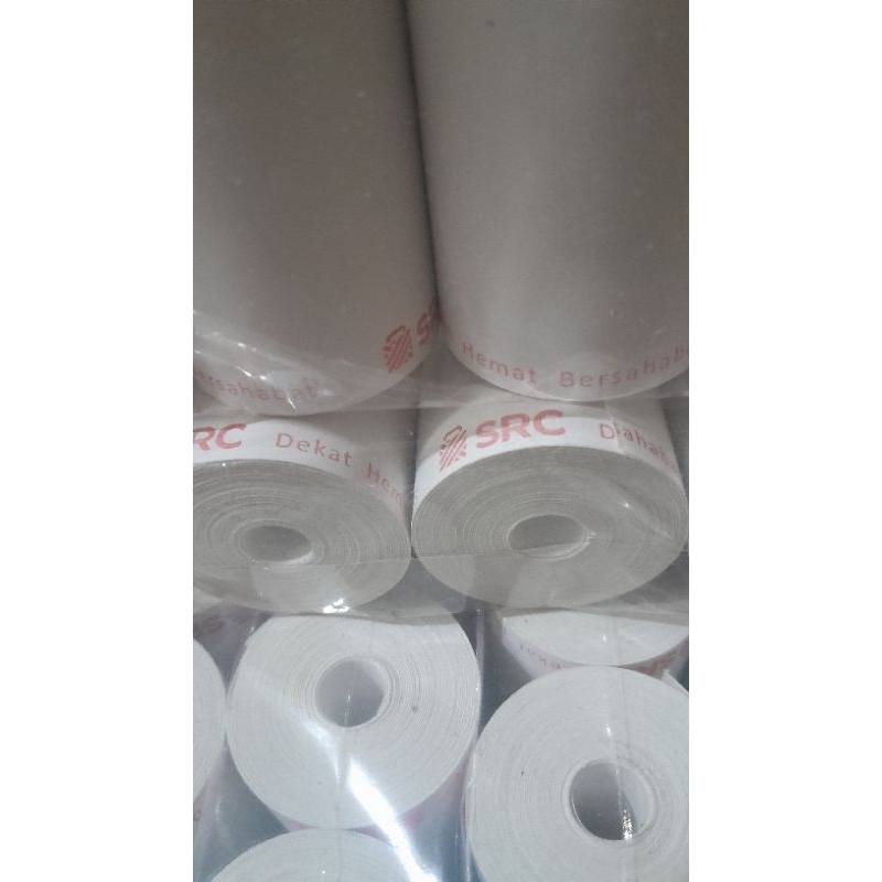 

kertas kasir termal logo src UK 57x38mm paket 100 roll
