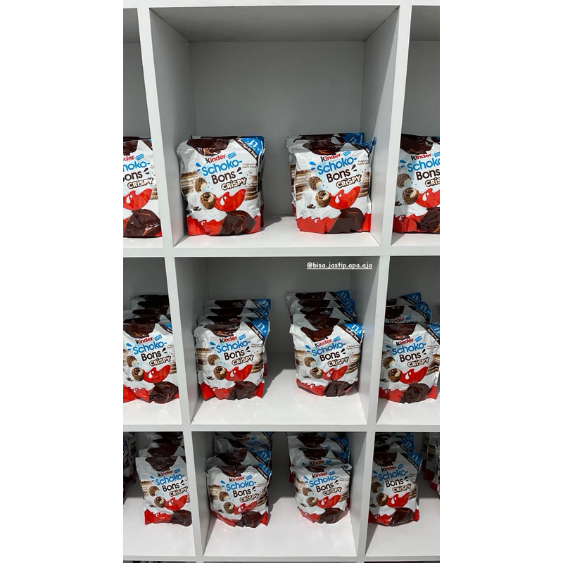 

Kinder Schokobons Crispy isi 16 import from Dubai