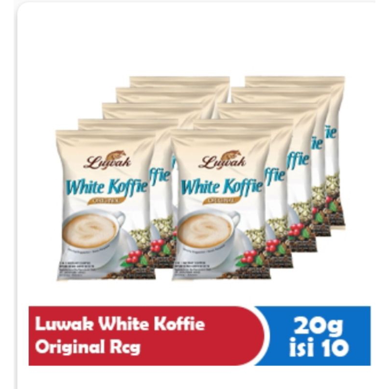 

Luwak White Koffie Original Renceng