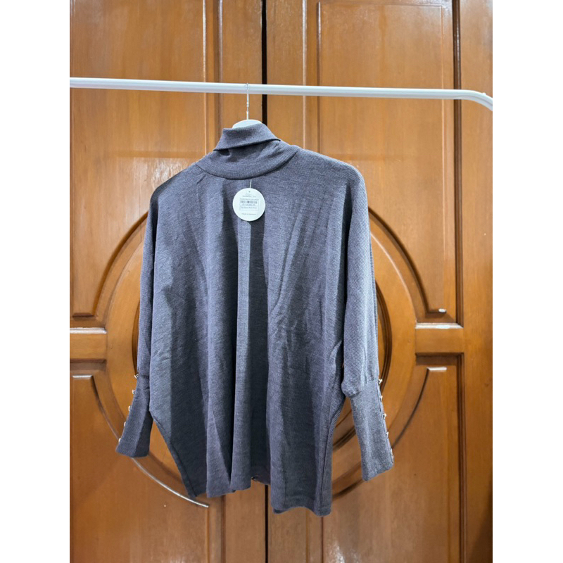 Kaos Knit Leher Panjang