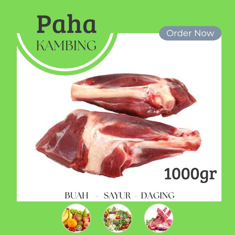 

paha kambing segar 1kg