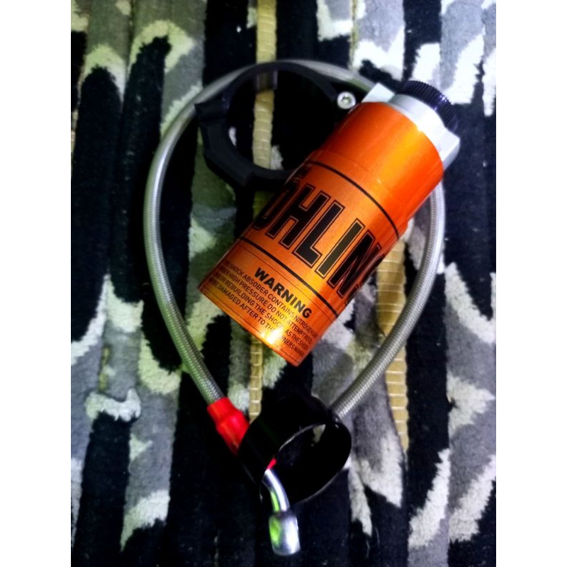 Tabung Pisah Shock Breaker Variasi | Aksesoris Motor Monoshock Orange
