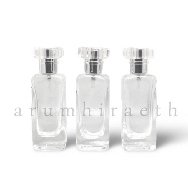 Botol Kosong Channel Mewah Bening 20ml Sprayer Drat / Ulir