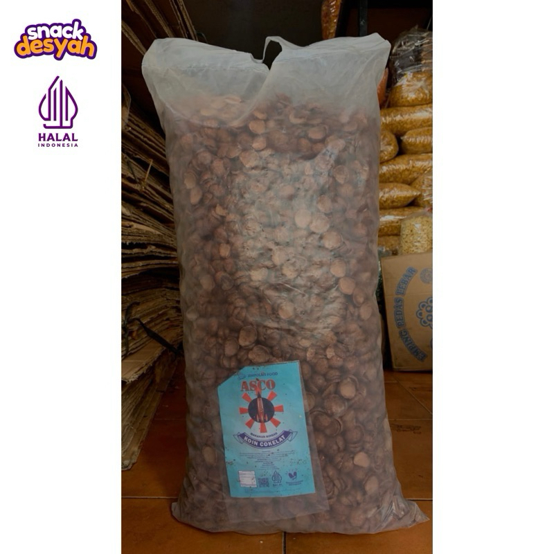 

CHOCOCRUNCH ASCO ( 1 BALL 2 KG ) / KOIN COKELAT / JEMPOLAM FOOD / CHOCOCRUNCH / MAKANAN RINGAN