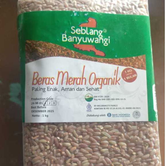 

Beras Merah Organik Super 1kg