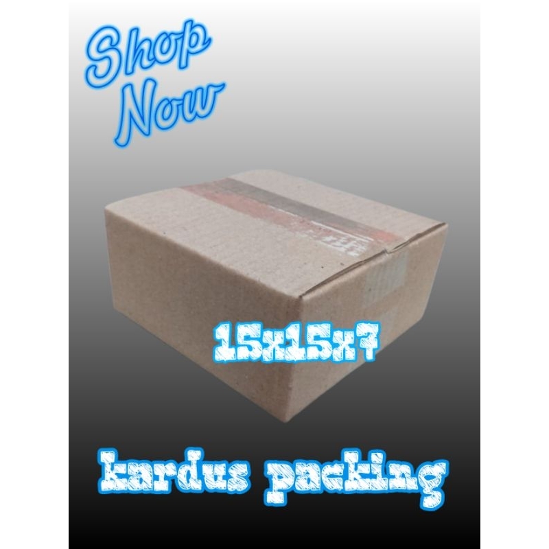 

kardus packing UK 15x15x7 kardus polos kardus kecil