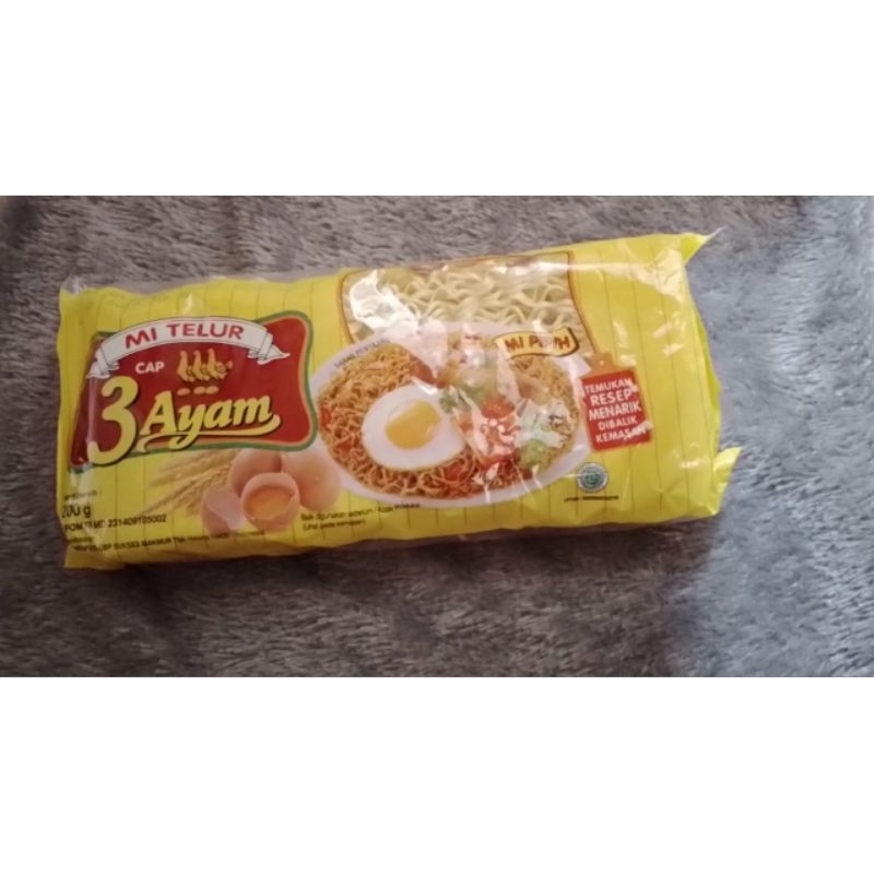 

Mie Telur 3 ayam Kuning Merah Random Harga Eceran Satuan 1 pcs