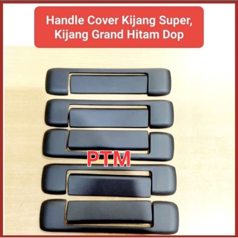 Cover handle pintu hitam doff Kijang super dan Kijang grand.