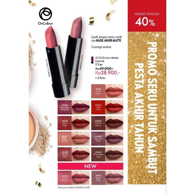 On Colour Lipstik Oriflame