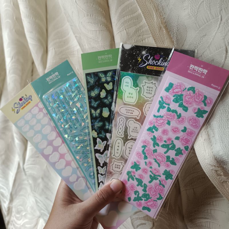 

[READYSTOCK] Random sticker SET (isi 5pcs) ORIGINAL made in Korea (Monthly mungu Korea)